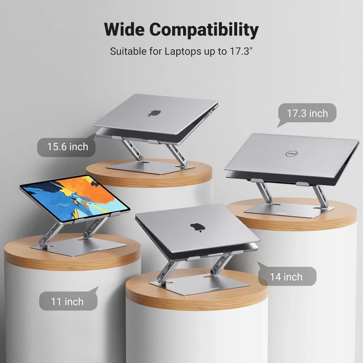 Ugreen 45416 Dual-Axis Adjustable Aluminum Laptop Stand - Image 5