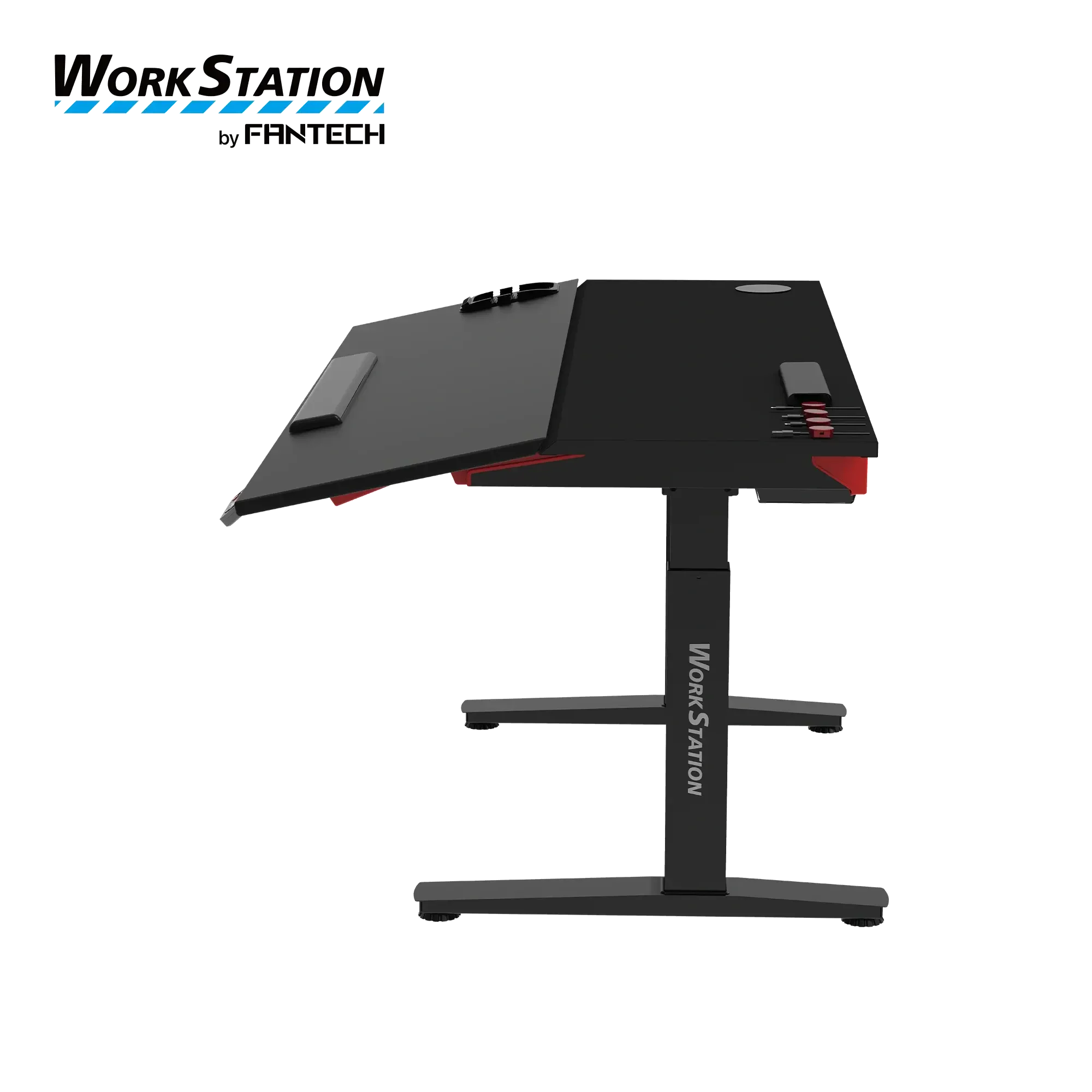 Fantech DW314 Workstation Zurich Electric Sit-Stand Tilt Height Adjustable Magnetic Gaming Desk - Image 10