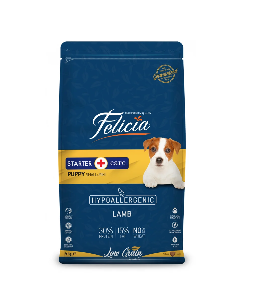 طعام جراء Felicia Starter Care للصغار بنكهة لحم الضأن