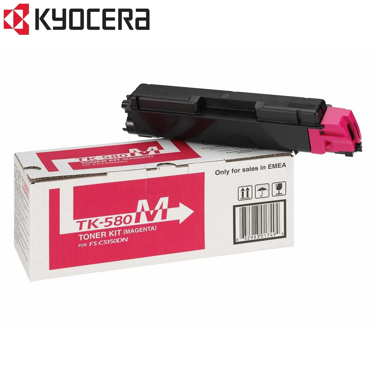 Kyocera TK-580M Original Magenta Toner for FS-C5150