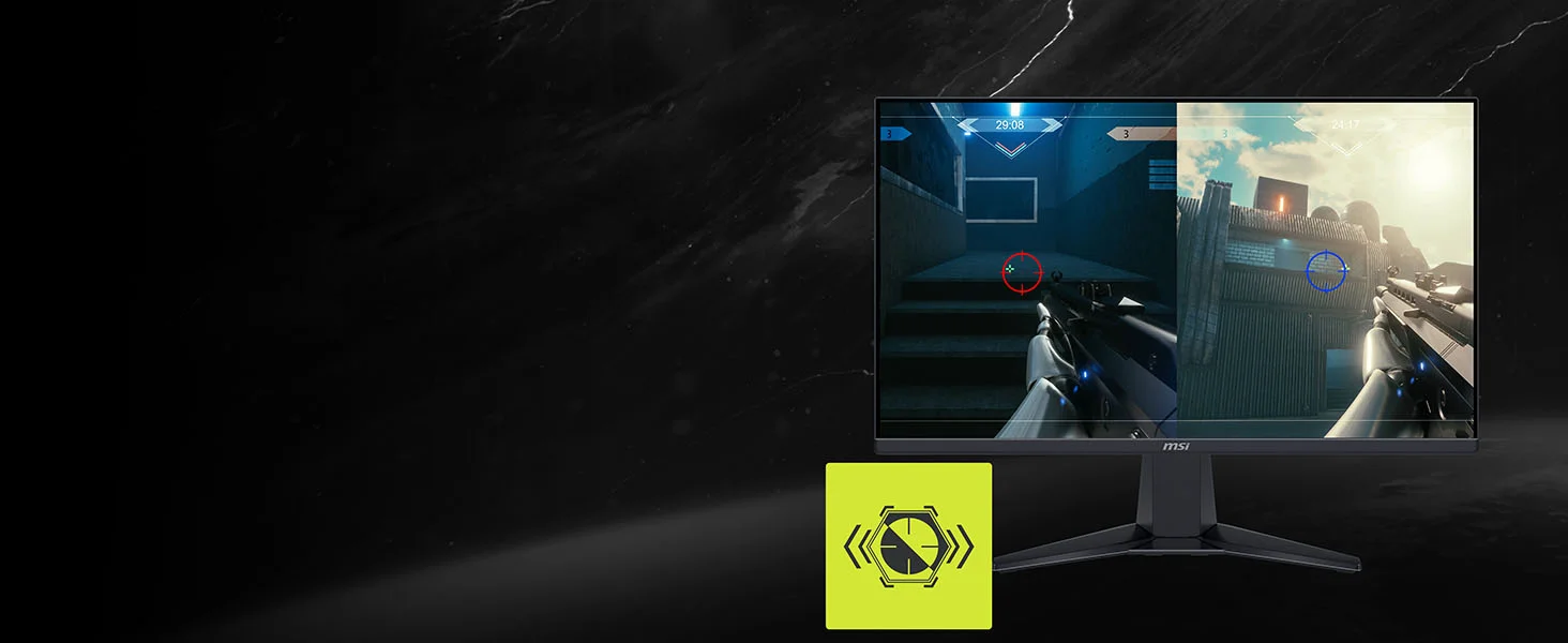 شاشة ألعاب MSI 24 إنش Rapid IPS بدقة FHD ومعدل 240 هرتز وزمن استجابة 0.5 مللي ثانية MAG 245F X24 - Thumbnail 14