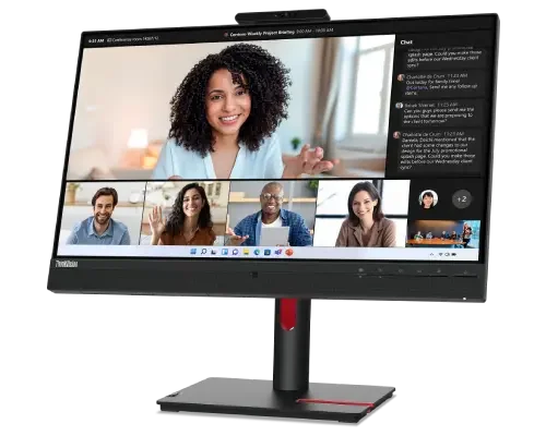 Lenovo ThinkVision T24mv-30 24-Inch IPS FHD 75Hz Conferencing Monitor with 5MP Webcam - Thumbnail 9