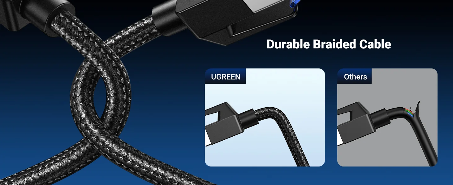 Ugreen Cat 8 Ethernet Cable 3m Braided 40Gbps 2000MHz Shielded RJ45 - Image 13