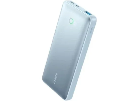 باور بانك Anker 533 A1249 PowerCore 25W بسعة 10000 مللي أمبير ساعة و3 منافذ أزرق - Thumbnail 6
