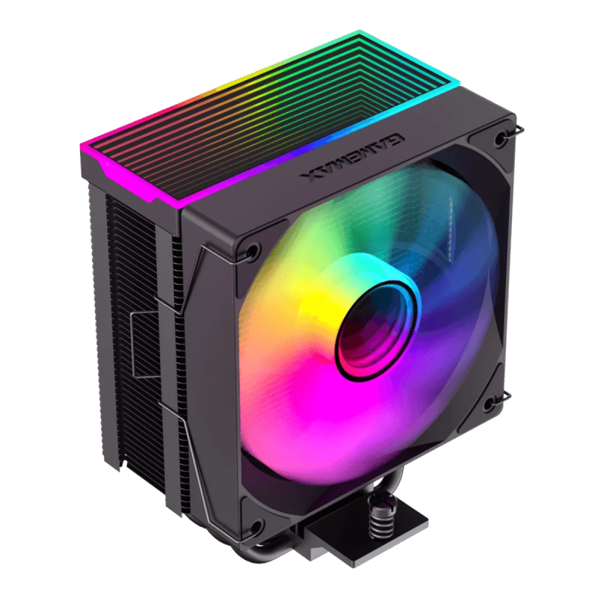 GameMax Sigma 550 Infinity BK ARGB CPU Air Cooler, 220W, 120mm PWM Fan, 5 Direct-Touch Heatpipes, Infinity Mirror, 1-Year Warranty
