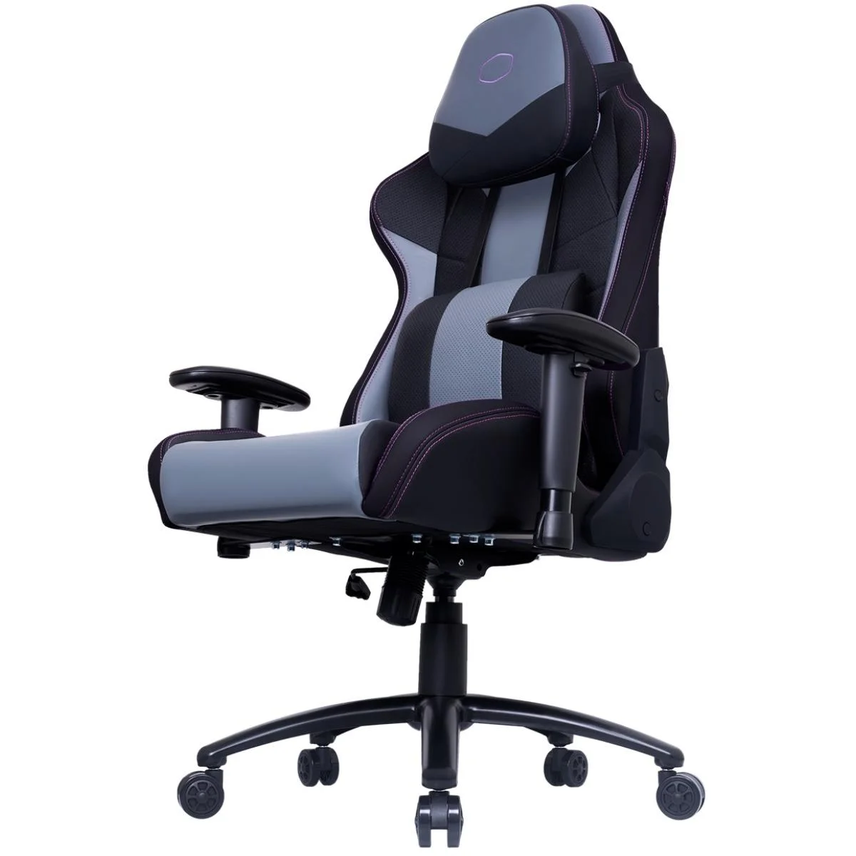 Cooler Master Caliber R3 Gaming Chair Black with 2D Armrests, 180° Recline & 150kg Capacity - Thumbnail 2