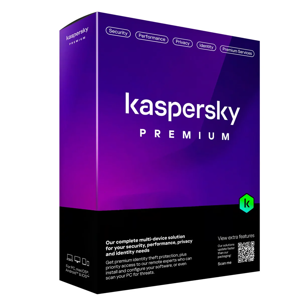 برنامج حمايه Kaspersky Premium Total Security ل 3 اجهزه لمده سنه
