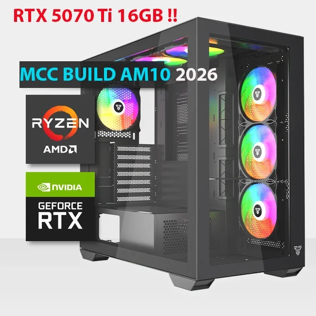 AMD Ryzen 7 7800X3D Gaming PC Build with GeForce RTX 5070 Ti 16GB - Image 2