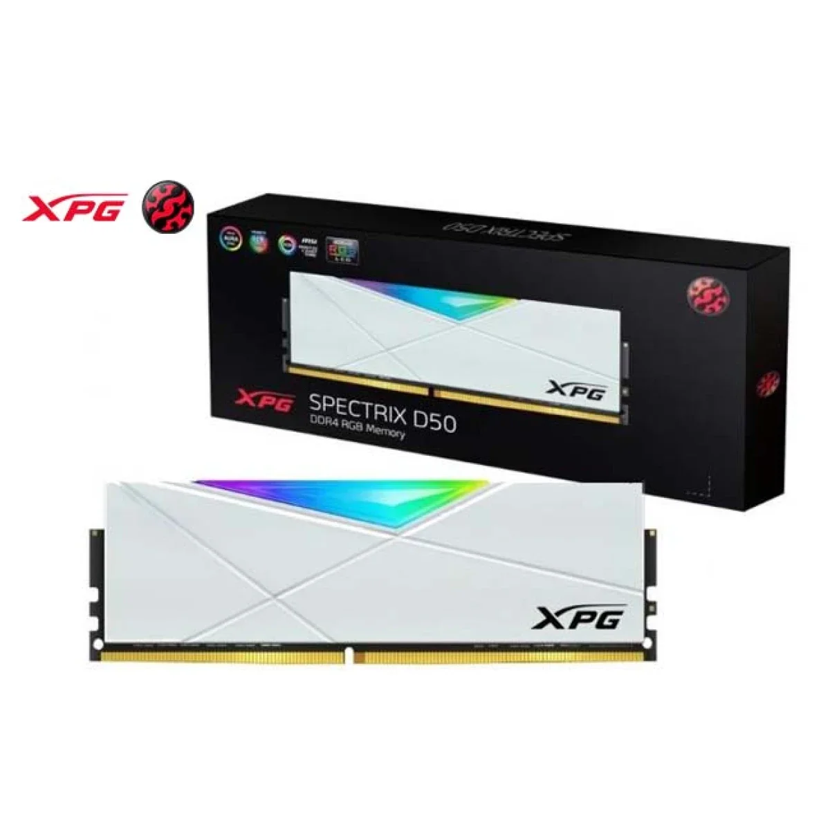 ذاكرة مكتبية XPG SPECTRIX D50 بسعة 16GB DDR4 بسرعة 3200MHz