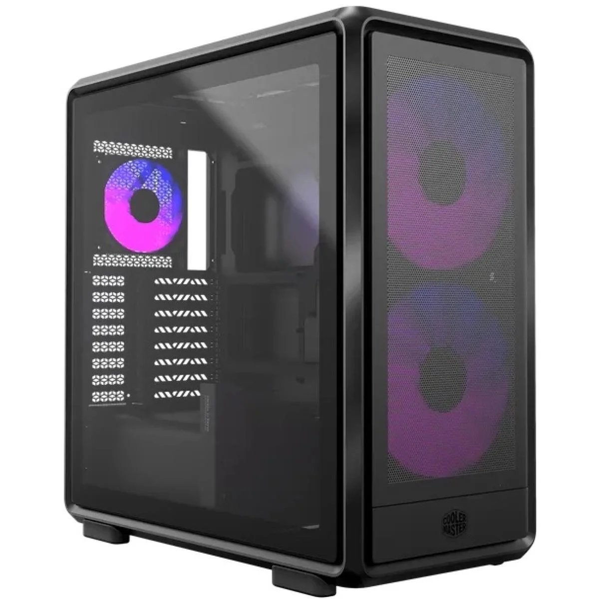 Cooler Master MASTERFRAME 600 Mesh Black E-ATX ARGB Mid-Tower Gaming Case with Tempered Glass