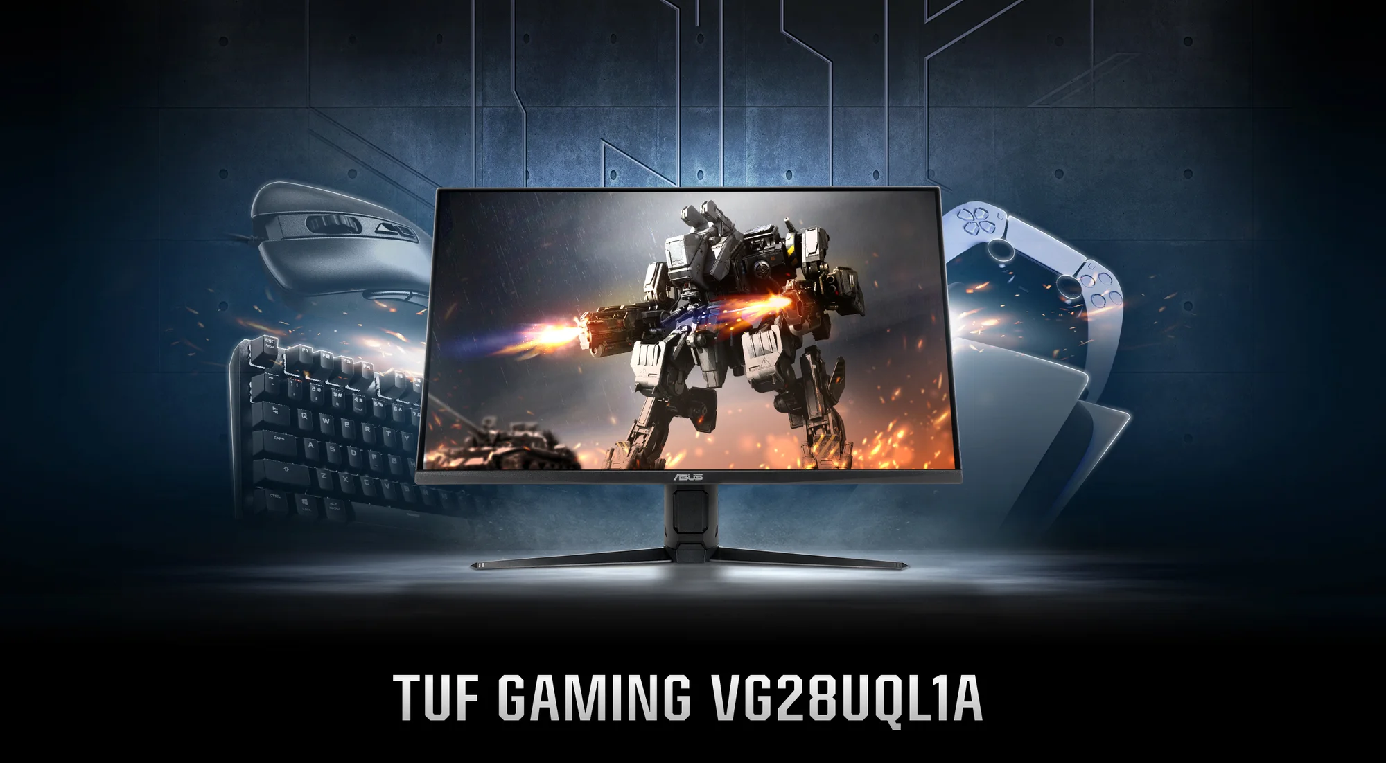 شاشة ألعاب Asus VG28UQL1A مقاس 28 إنش 4K UHD بتردد 144Hz ولوحة Fast IPS - Thumbnail 9
