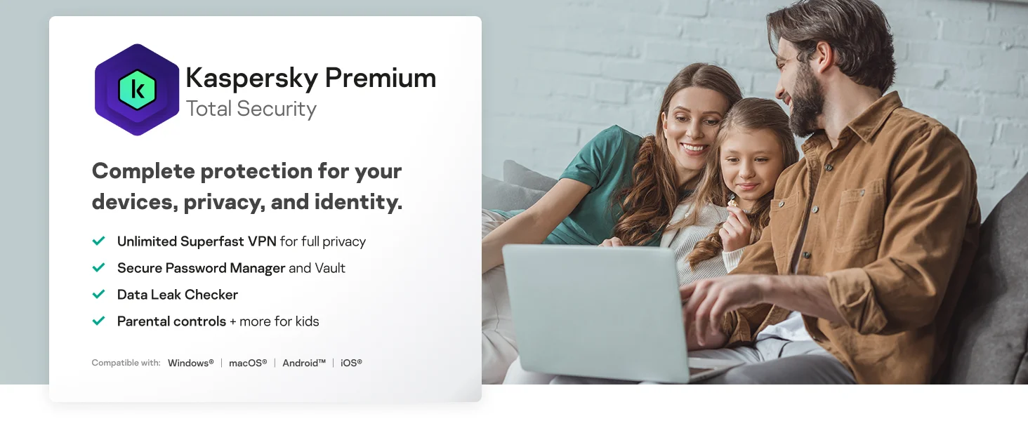 برنامج الحماية Kaspersky Premium Total Security 2024 لـ 3 أجهزة لمدة سنة - Thumbnail 2