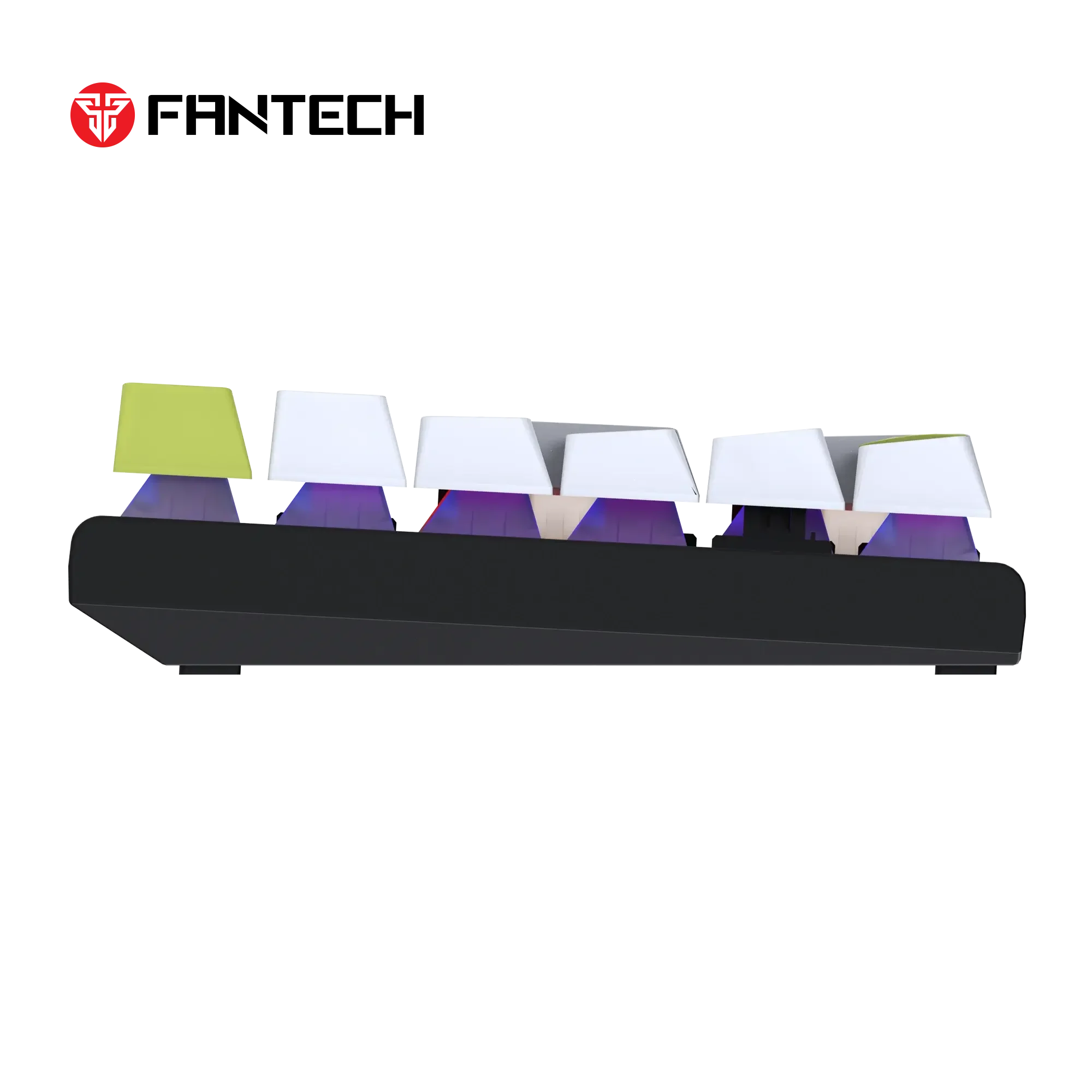 Fantech ATOM104S MK878S Mechanical Gaming Keyboard Mori Edition White - Thumbnail 3