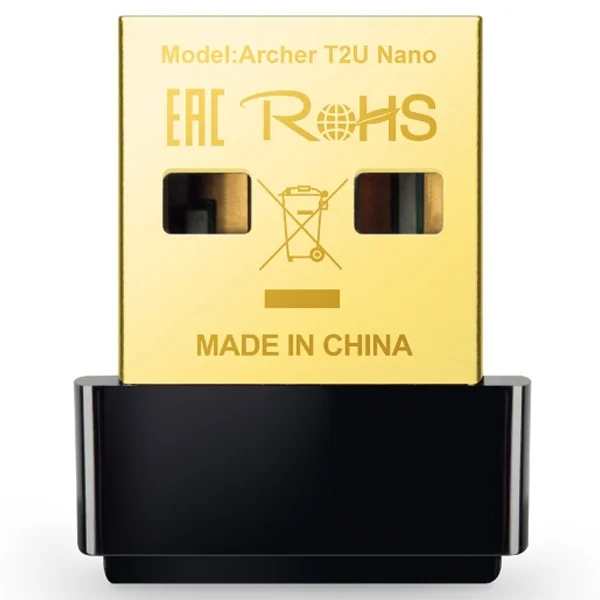 لاقط واي فاي USB لاسلكي مزدوج نطاق TP-LINK Archer T2U Nano AC600