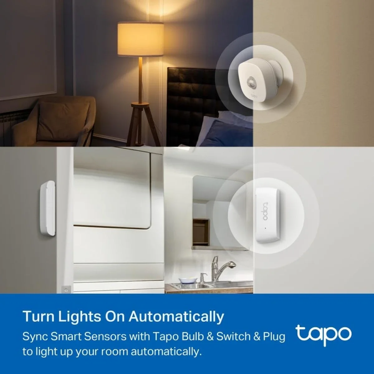 طقم مستشعرات ذكية TP-LINK Tapo T30 KIT للمبتدئين مع مستشعر حركة وأبواب ونوافذ - Image 4