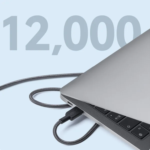 كابل Anker 322 USB-C إلى USB-C للشحن السريع ونقل البيانات 0.9 متر 60 واط - أبيض - Thumbnail 8