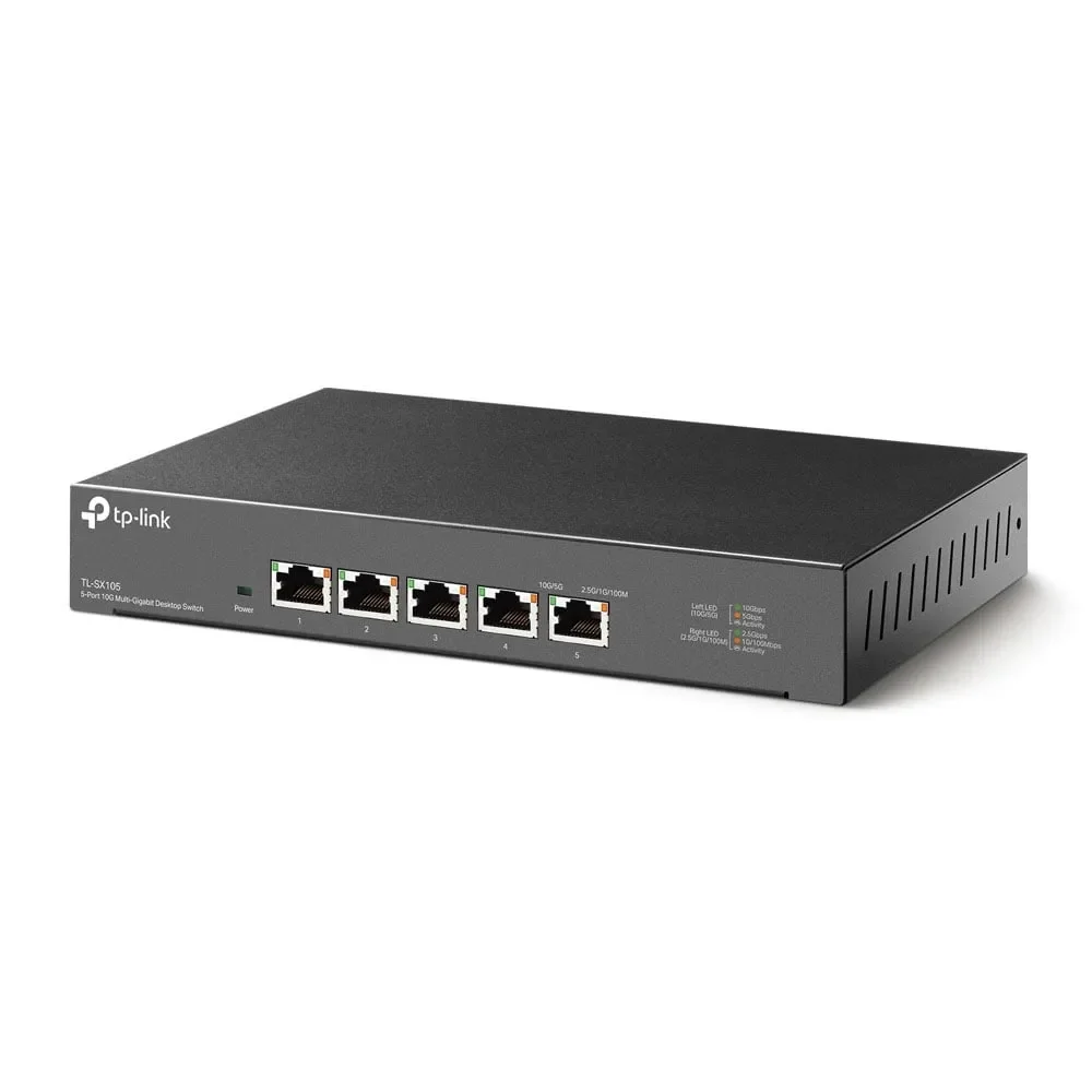TP-LINK TL-SX105 5-Port 10G Desktop Switch - Thumbnail 2
