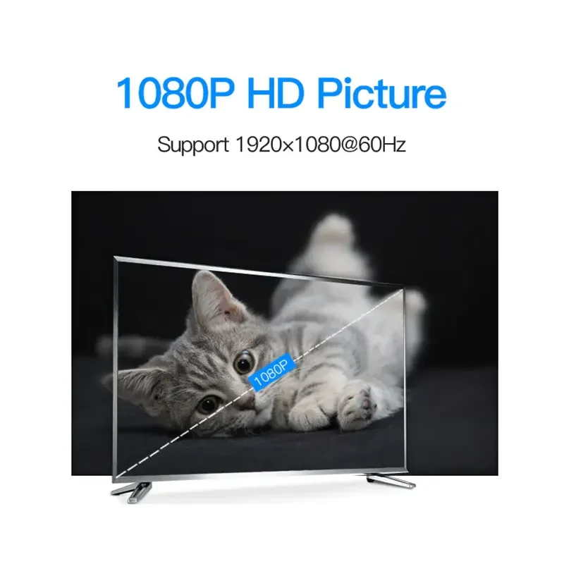 كيبل Vention HADBI من DisplayPort إلى HDMI بطول 3 متر أسود - Image 13