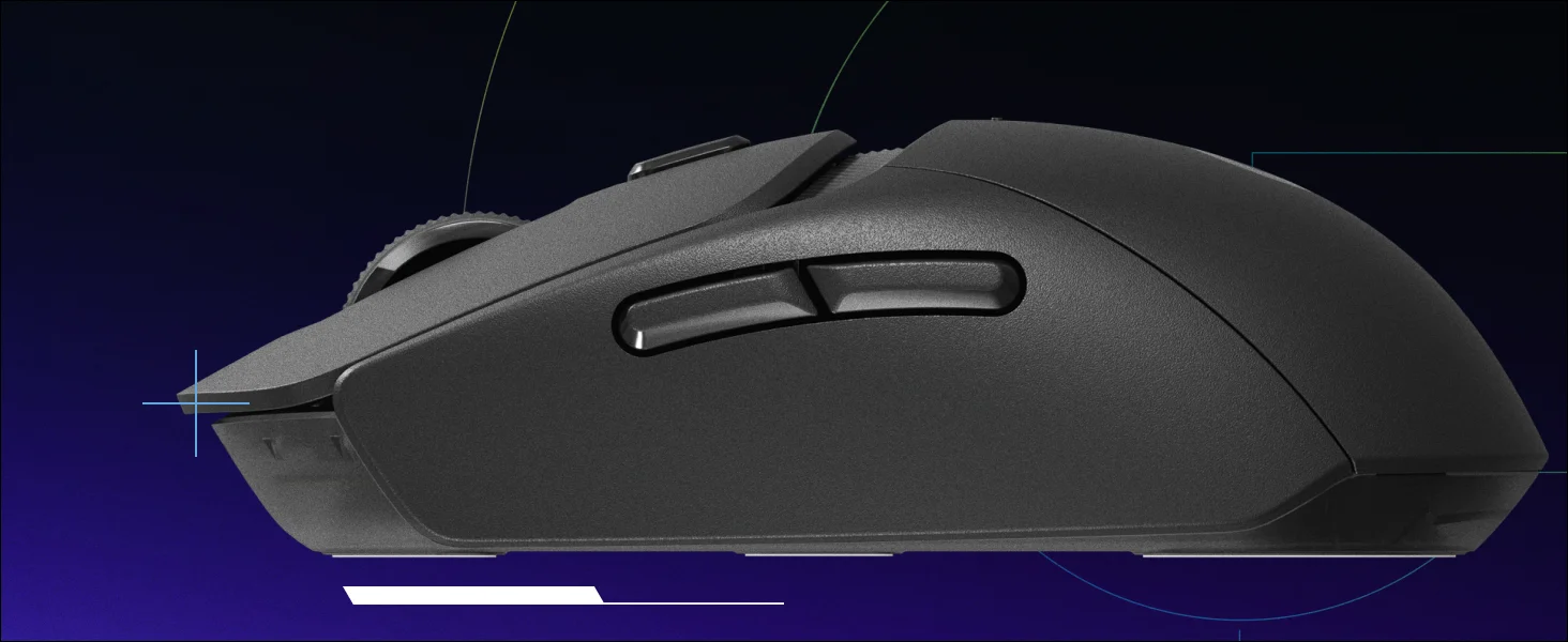 ماوس ألعاب Logitech G309 LIGHTSPEED لاسلكي، HERO 25K، أسود - Thumbnail 10