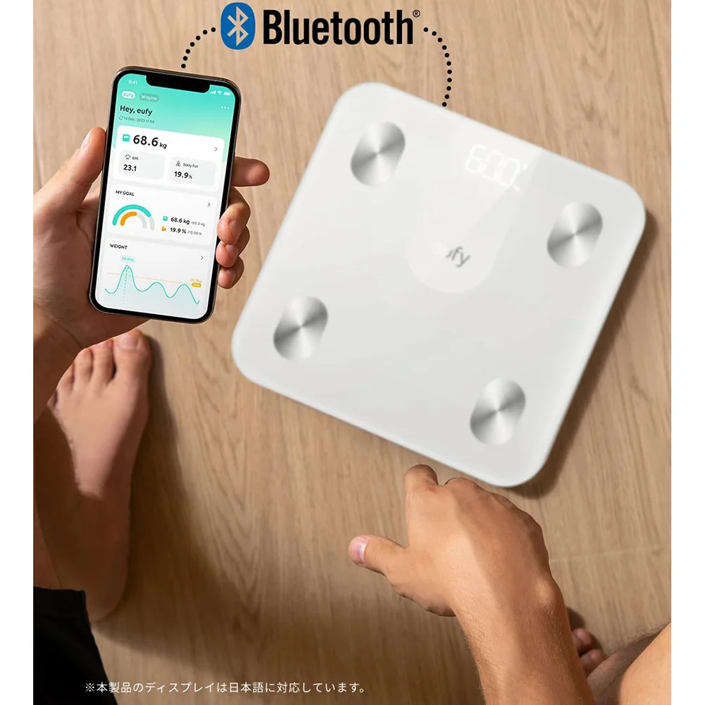 ميزان ذكي Anker Eufy Smart Scale A1 - أبيض - Thumbnail 3