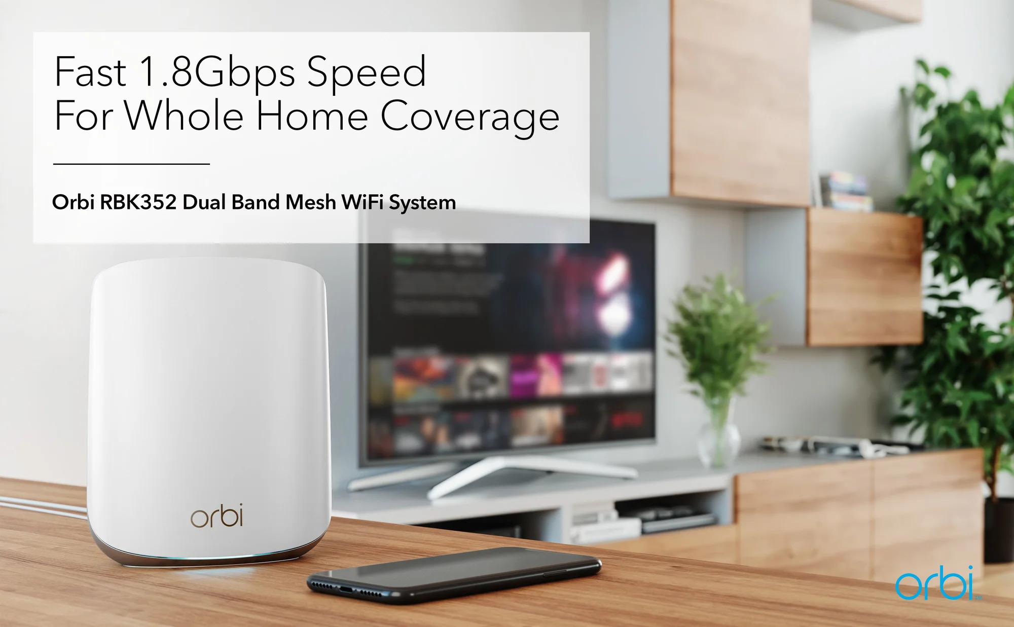 NETGEAR Orbi RBK352 AX1800 Wi-Fi 6 Dual-Band Mesh System 2-Pack - Thumbnail 15