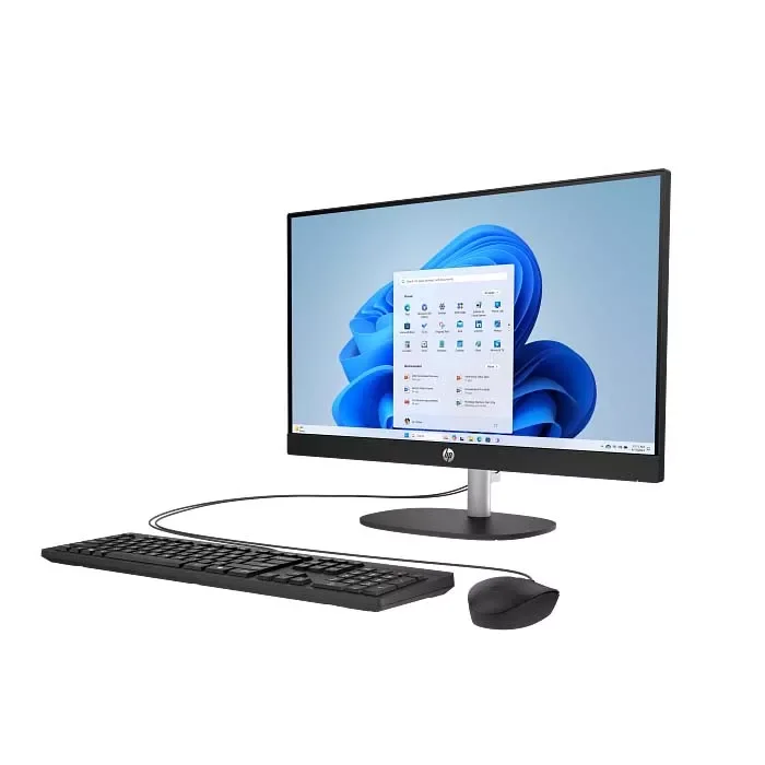 كمبيوتر مكتبي الكل في واحد HP 24-CR2049NE بميزات AI، Core Ultra 7-255U، رام 8GB DDR5، تخزين 512GB NVMe SSD، DOS، أسود – D2LK6EA - Thumbnail 2
