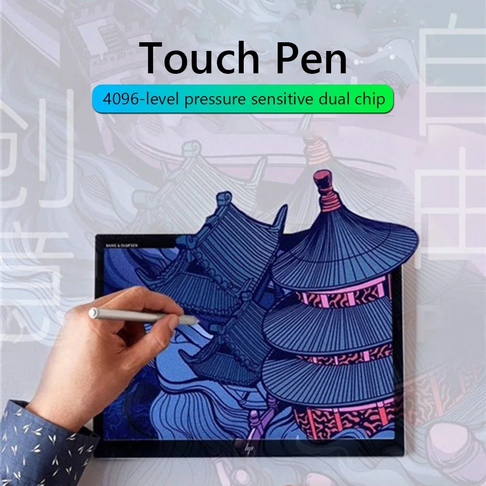 HP Rechargeable G3 Active Stylus Pen, Natural Silver, 4096 Pressure Levels - Thumbnail 8