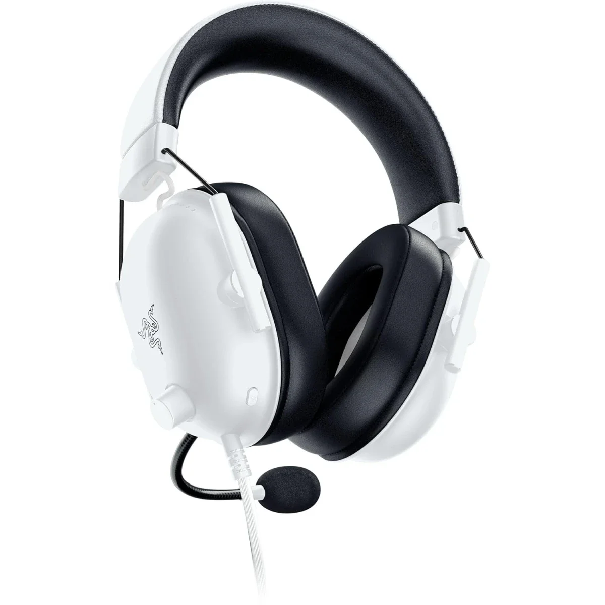 سماعة ألعاب Razer BlackShark V2 X الإصدار الخاص بيضاء بمشغلات 50 مم - Thumbnail 4