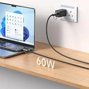 سلك Mcdodo CA-6830 USB-C إلى USB-C بقدرة 60W وشحن سريع PD بطول 1.2 متر أسود - Image 10