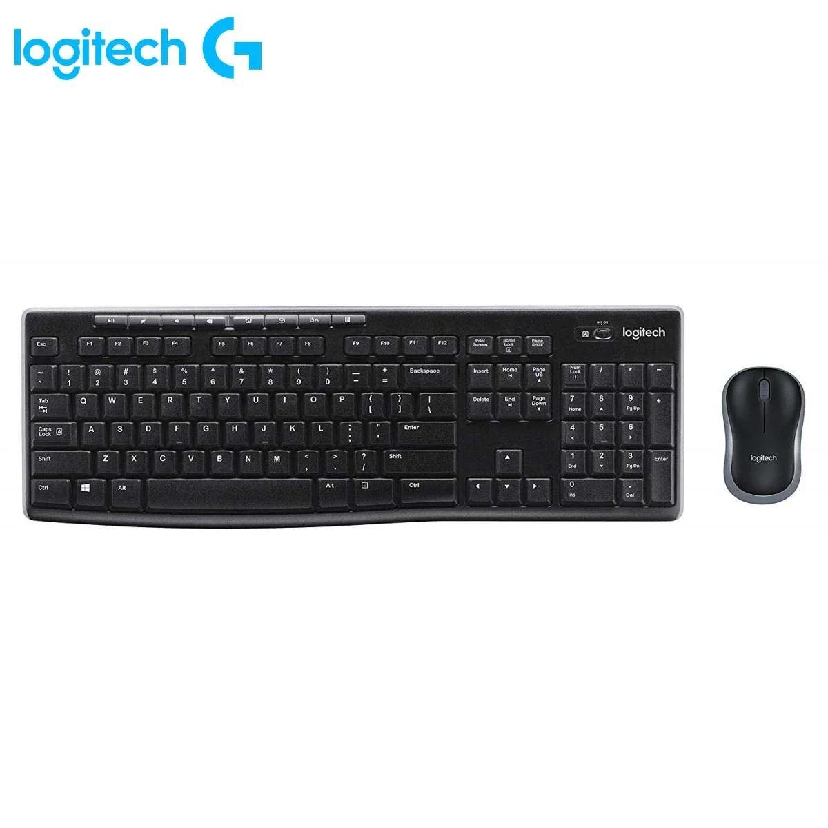 لوحة مفاتيح وماوس لاسلكيان Logitech MK270