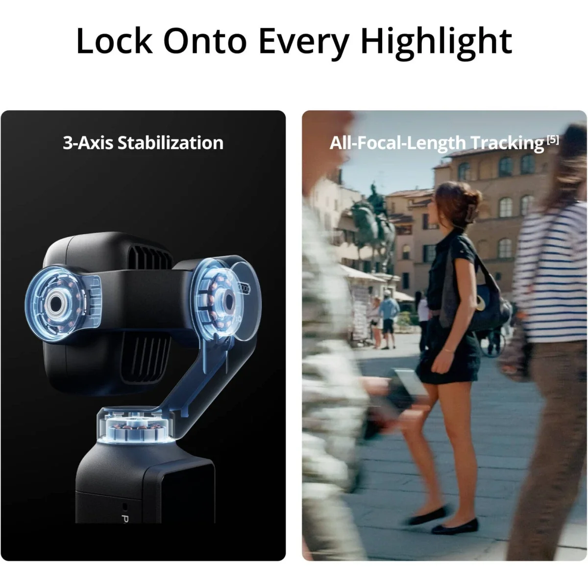 DJI Osmo Pocket 4P Vlog Combo 4K 240fps Gimbal Camera, 37MP, Black - Thumbnail 7