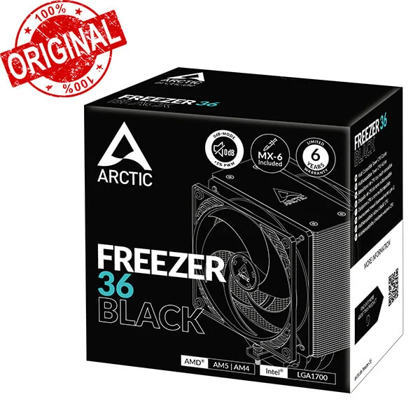 ARCTIC Freezer 36 Black Air CPU Cooler - Thumbnail 2