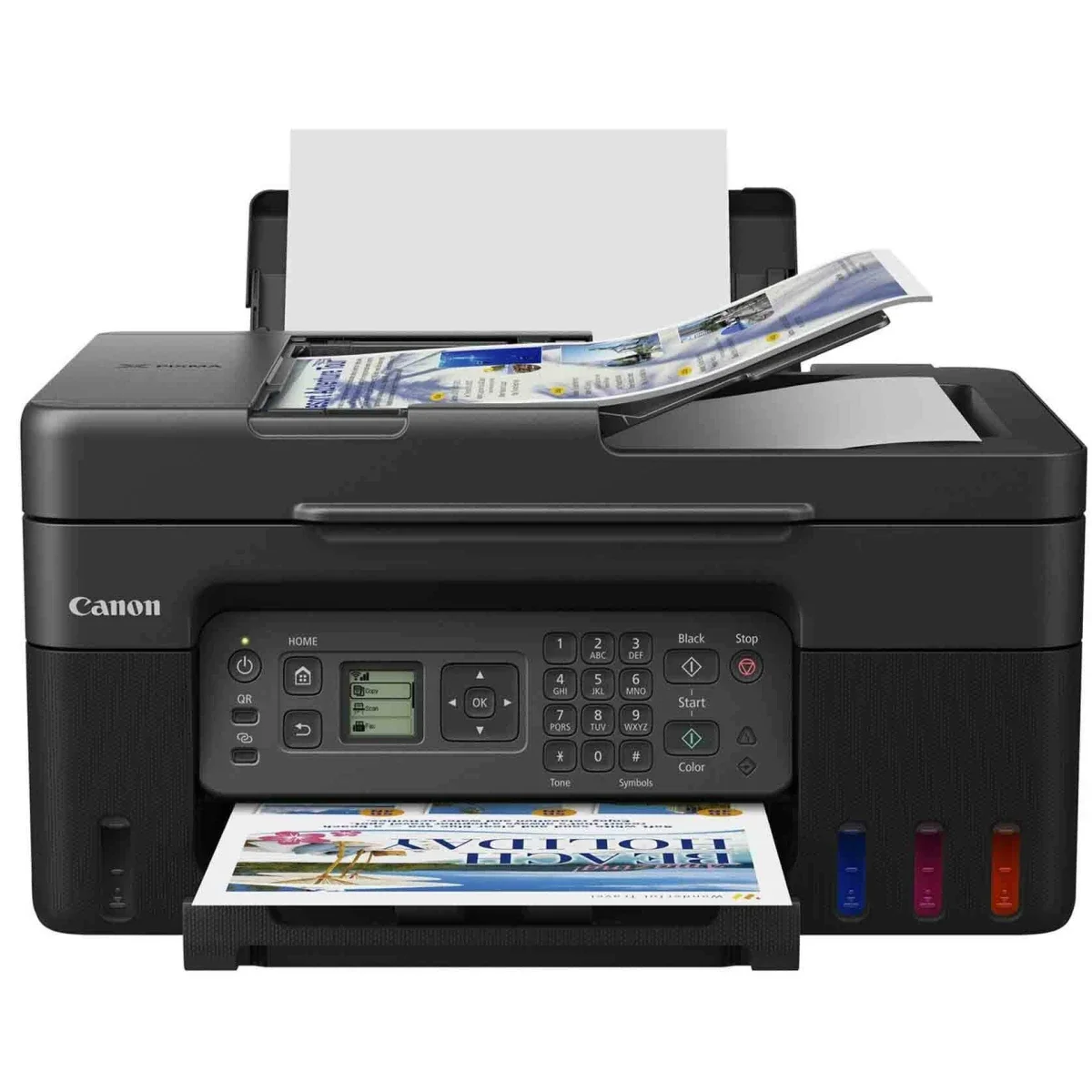 Canon PIXMA G4470 Ink Tank All-in-One Wireless Multifunction Printer with ADF, Black