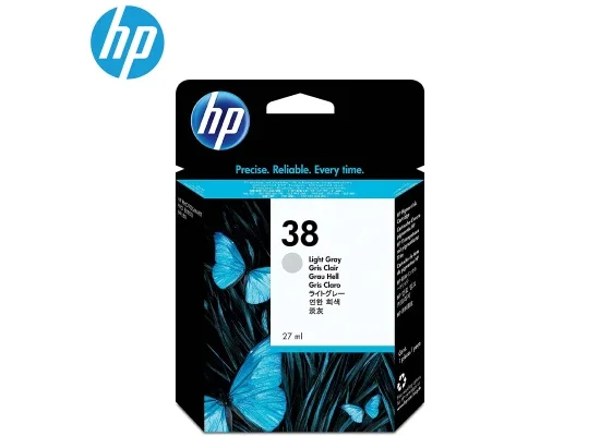 HP C9414A (38) Original Light Grey Ink Cartridge - Thumbnail 7