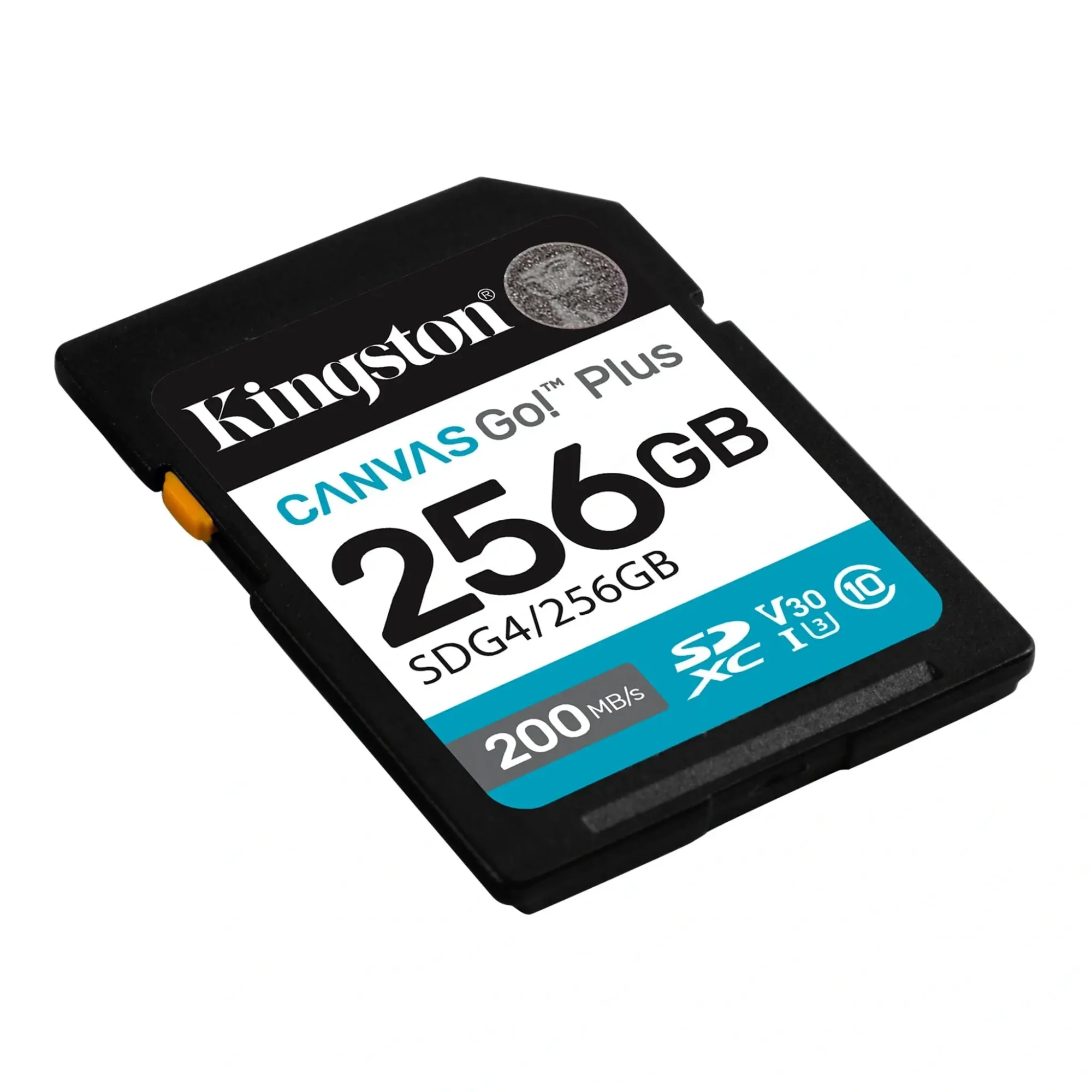 كرت ذاكرة SD Kingston Canvas Go! Plus 256GB SDG4 بسرعة تصل إلى 200MB/s - Thumbnail 2