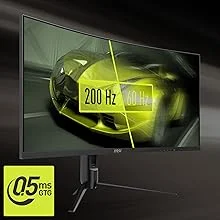 MSI 34-Inch UWQHD Curved Gaming Monitor, 200Hz, 0.5ms, Black - MAG 342CQRF E20 - Image 10