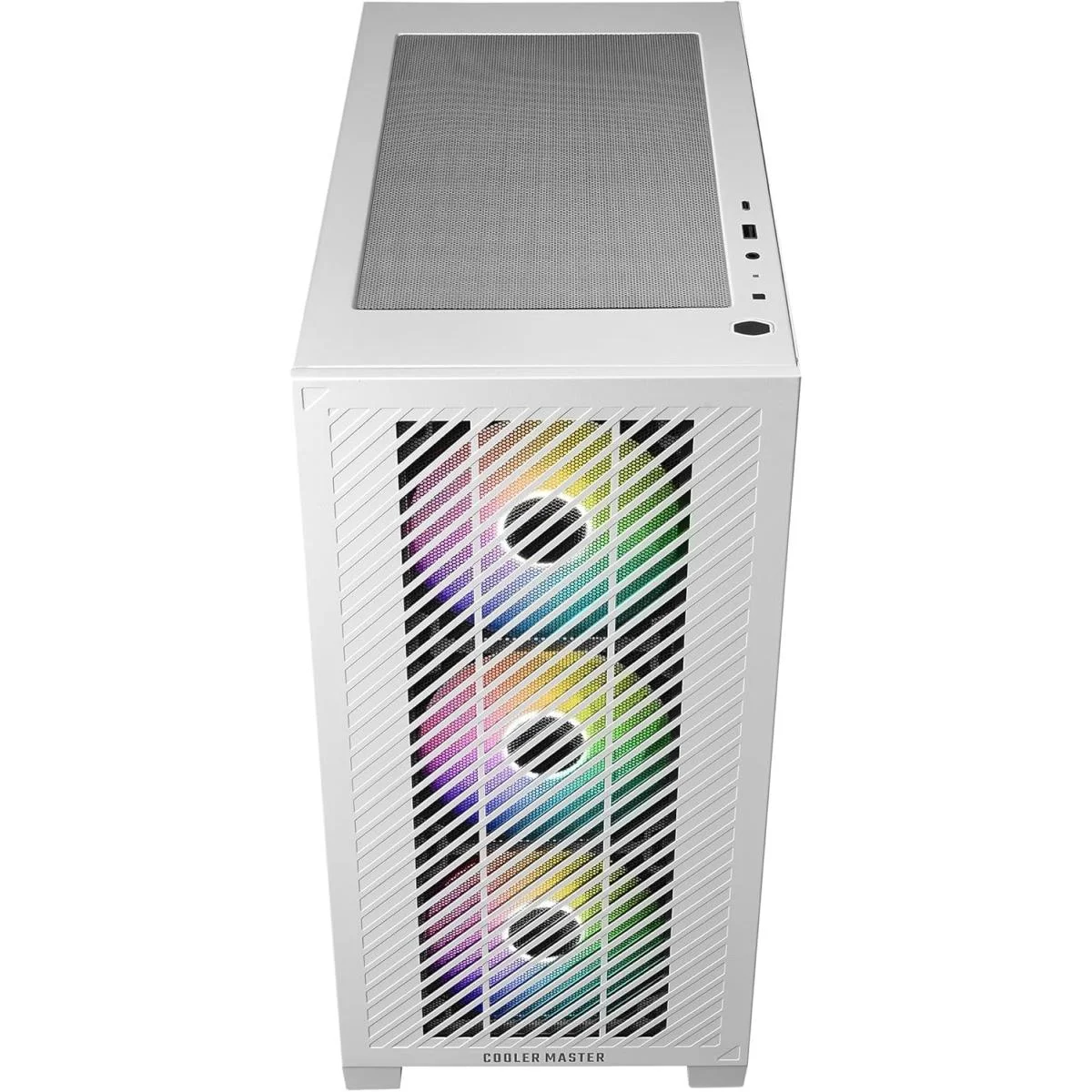 هيكل ألعاب Cooler Master Elite 301 أبيض Micro-ATX ARGB ميني تاور - Image 2