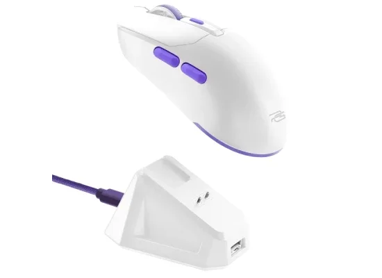 ماوس ألعاب Proove Rate Pro لاسلكي ثلاثي الوضع 26000 DPI مع قاعدة شحن أبيض WMRPCD022002 - Image 12