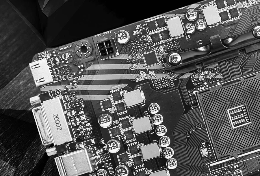 MSI B550M-A PRO Micro-ATX Motherboard AMD B550 AM4 DDR4 PCIe 4.0 - Thumbnail 14