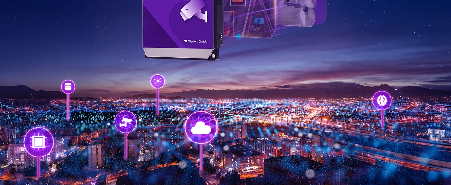 هارد ديسك داخلي للمراقبة Western Digital WD Purple سعة 8TB بسرعة 5640 RPM SATA 6 Gb/s وكاش 256MB WD85PURZ - Thumbnail 5