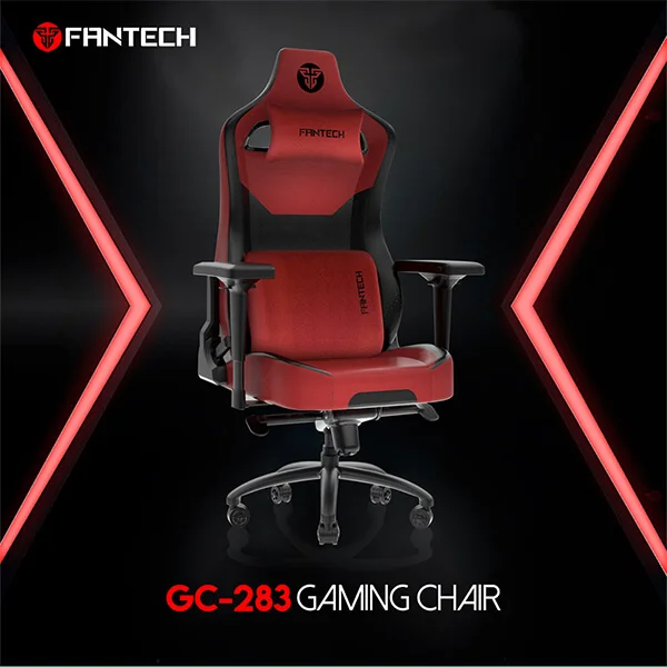 كرسي ألعاب Fantech Alpha GC-283 باللون الأحمر - Thumbnail 3
