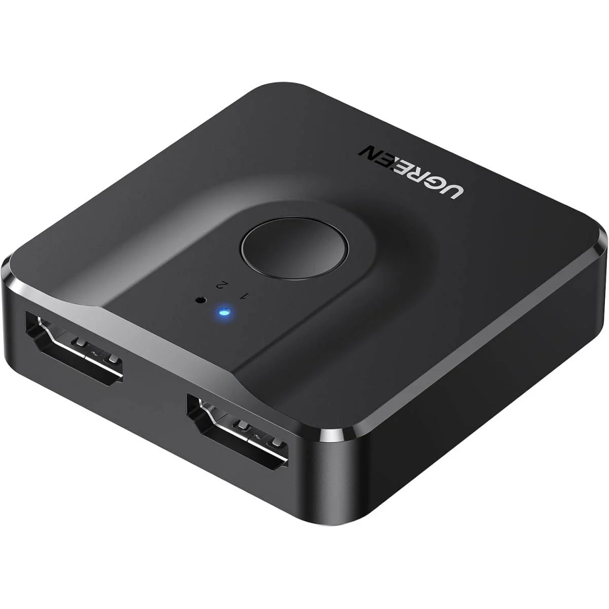 Ugreen 50966 Bi-Directional HDMI Switch 2 In 1 Out, 4K@60Hz UHD 3D HDR - Black