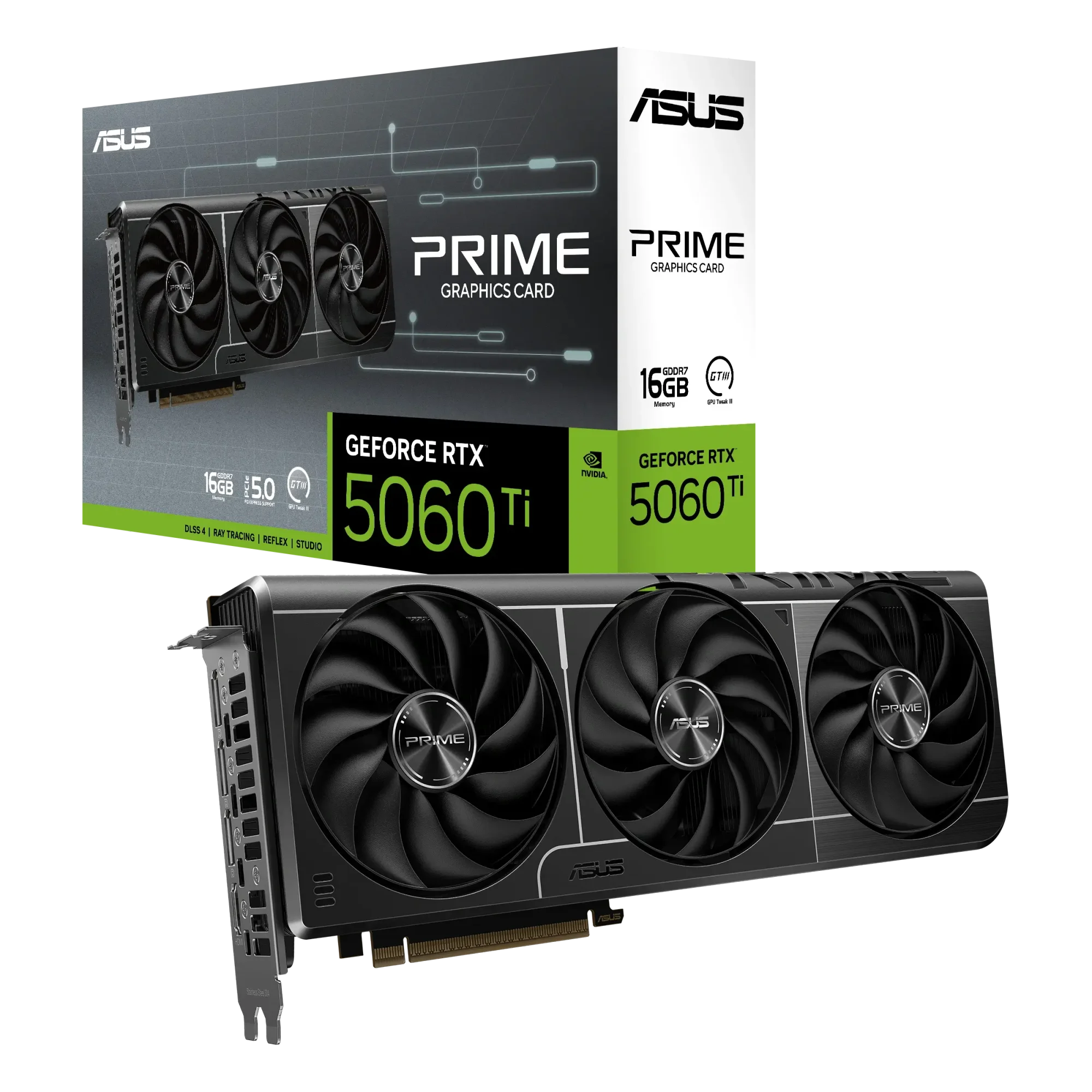 كرت شاشة Asus PRIME GeForce RTX 5060 Ti 16GB GDDR7 - Image 1