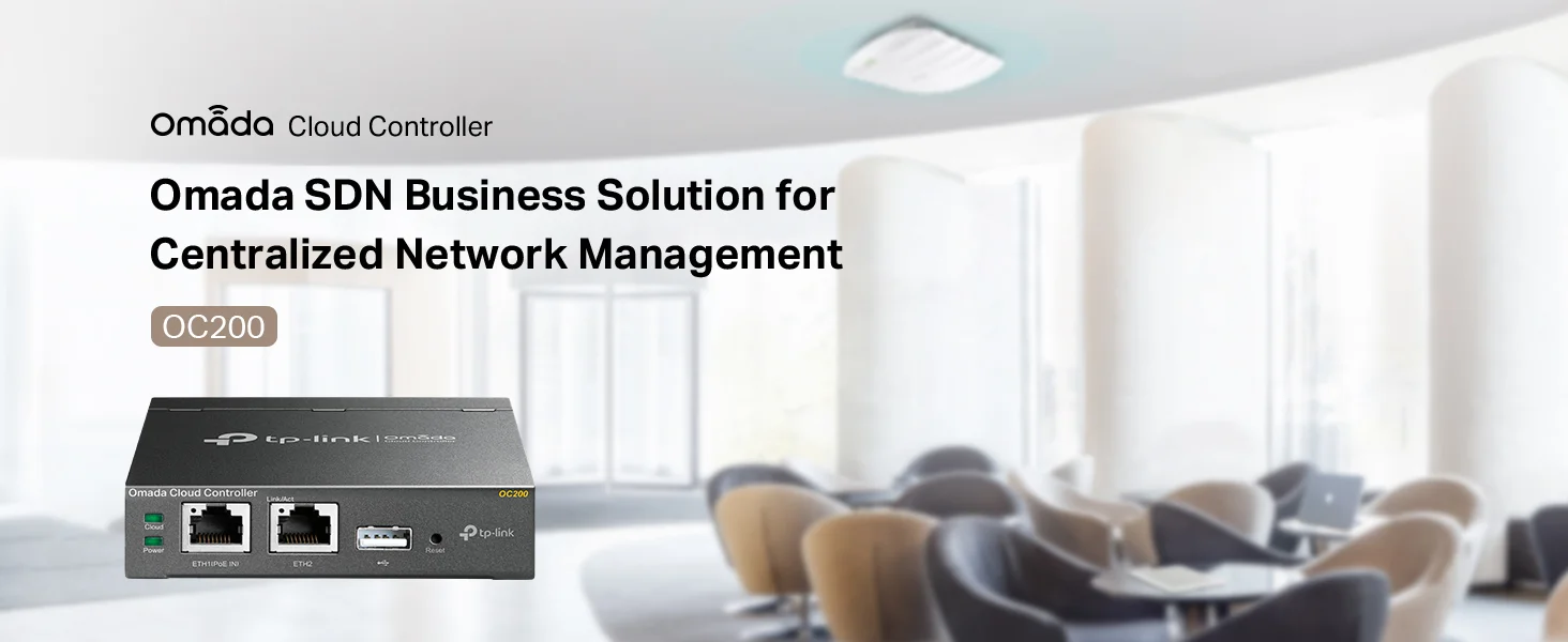 TP-Link OC200 Omada Hardware Controller with PoE and Cloud Management - Thumbnail 4