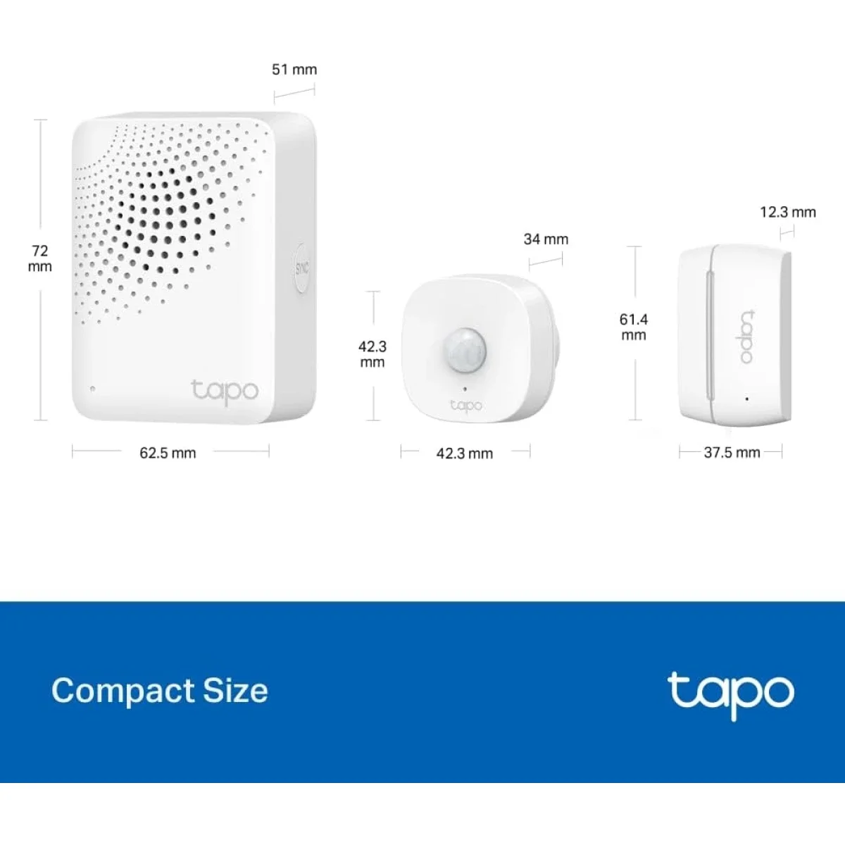 طقم مستشعرات ذكية TP-LINK Tapo T30 KIT للمبتدئين مع مستشعر حركة وأبواب ونوافذ - Image 2