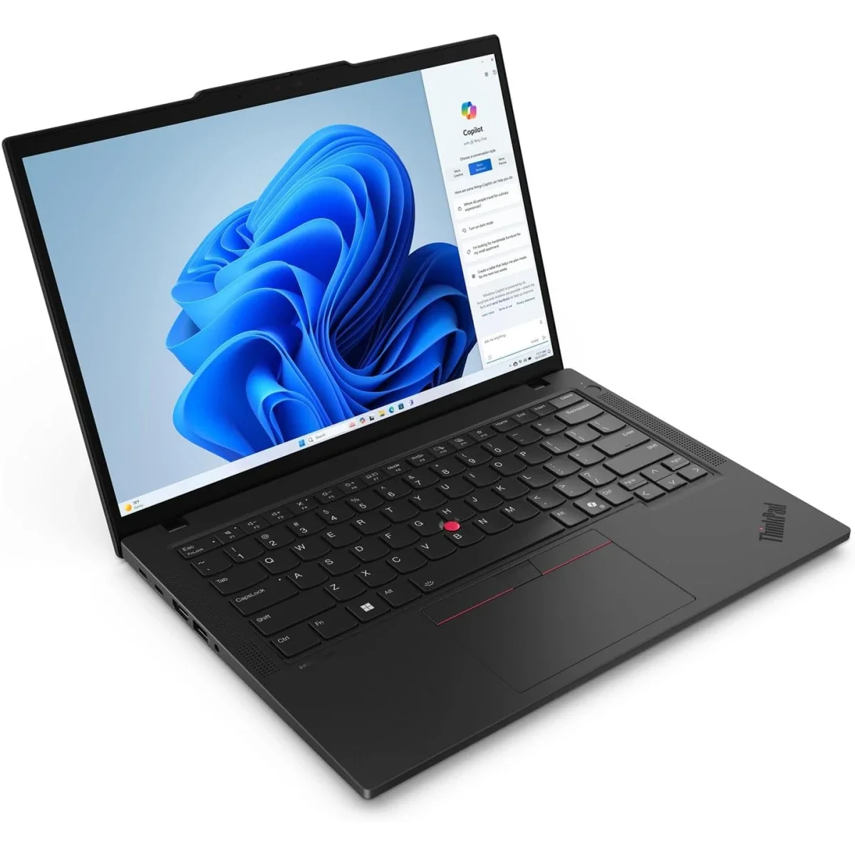 لابتوب Lenovo ThinkPad T14 Gen 6 مقاس 14.0 إنش WUXGA بمعالج Intel Core Ultra 7 258V وذاكرة 32GB وتخزين 1TB SSD - Black - Image 2