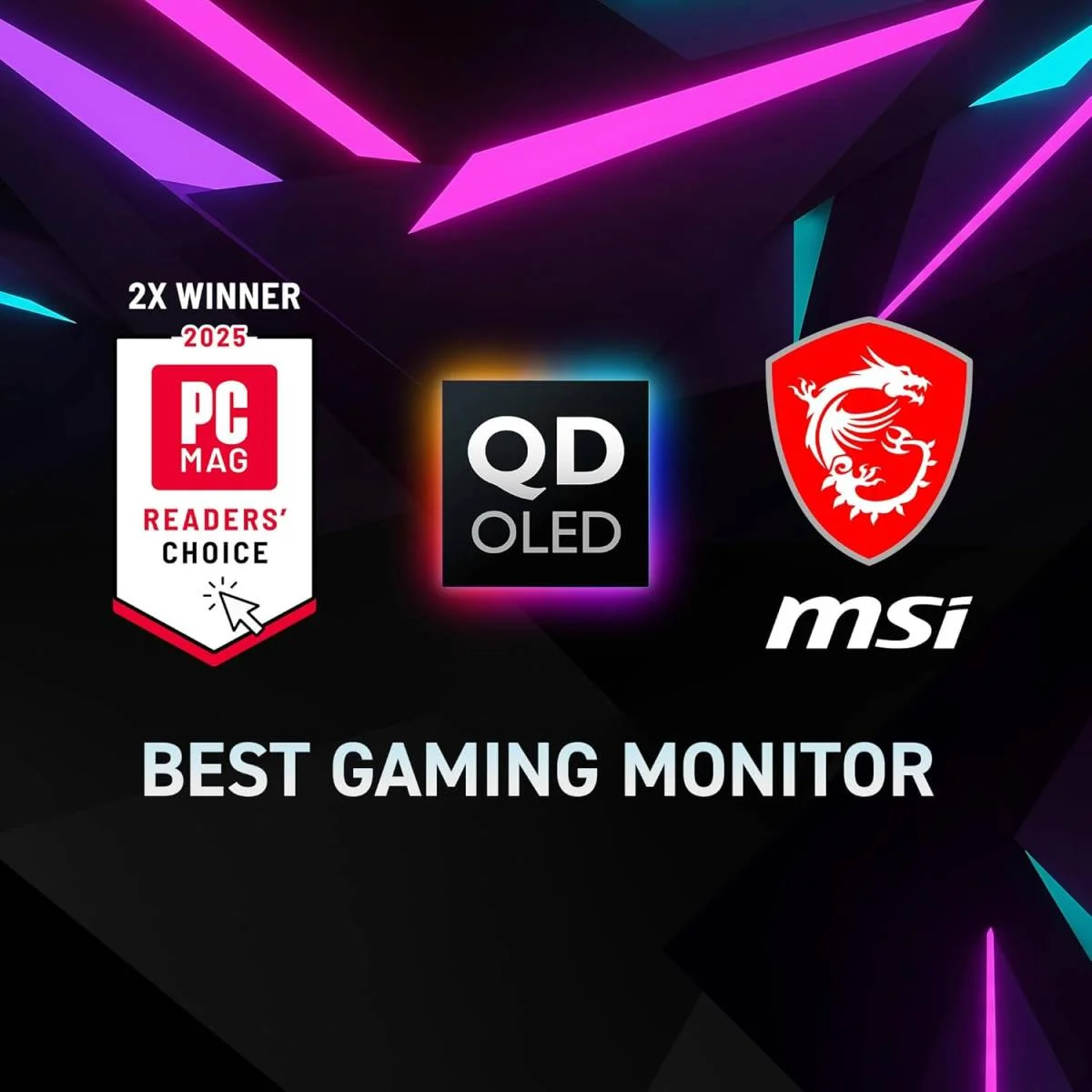 MSI 27-inch WQHD 2K Gaming Monitor, 240Hz, 0.03ms, HDR400, G-SYNC/FreeSync, USB-C 15W PD, Wide Color Gamut – MAG 272QP QD-OLED X24 - Image 3