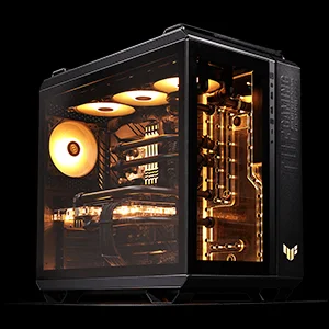 Asus TUF Gaming GT502 Plus ATX Mid-Tower Dual-Chamber PC Case with 4 ARGB Fans - White - Image 10