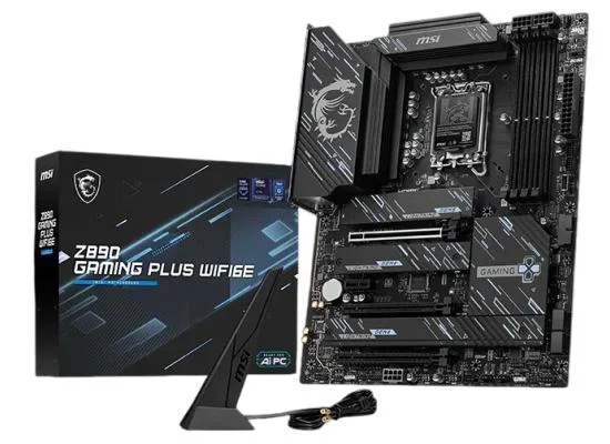 لوحة أم ألعاب MSI ATX بمقبس LGA 1851 وذاكرة DDR5 وPCIe 5.0 وWi-Fi 6E Z890 GAMING PLUS WIFI - Image 3