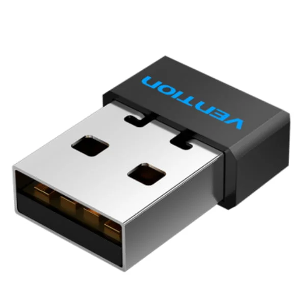 محول واي فاي USB Vention KDRB0 بتردد 2.4GHz وسرعة 150Mbps أسود